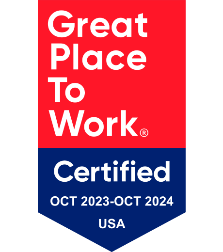 Great Place To Work award for October 2023 to October 2024